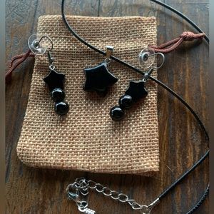 Black Onyx Earrings Onyx Jewelry Gothic Earrings Gothic Jewelry